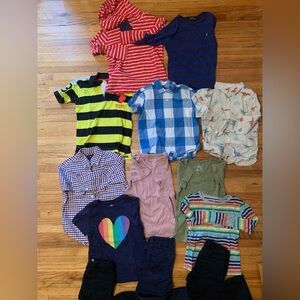 Boys 4-5T clothing bundle. Primary, Polo, H&M, L’ovedbaby